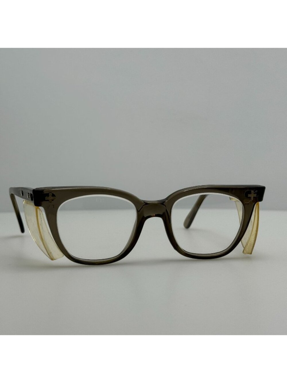 Itek Eyeglasses Eye Glasses Frames Safety 5 1/2 4 1/4 44